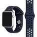 Curea iUni compatibila cu Apple Watch 1/2/3/4/5/6/7, 38mm, Silicon Sport, Dark Blue